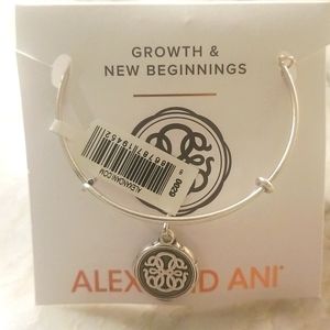 ALEX AND ANI Path of Life Silver Bangle Bracelet NWT